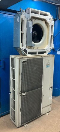 Кассетный кондиционер Mitsubishi 48 (до 140 м²) (б/у)