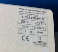 Кондиционер Daikin 42 (FTХS42K / RXS42L2V1B) (до 42 м², инверторный) (б/у)