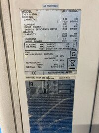 Кондиционер Gеneral Fujitsu ASH7USВCW/AОН7USNС (до 20 м²) (б/у) 